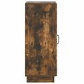 vidaXL Servírovacia skriňa Dymový dub 33 x 34,5 x 87 cm