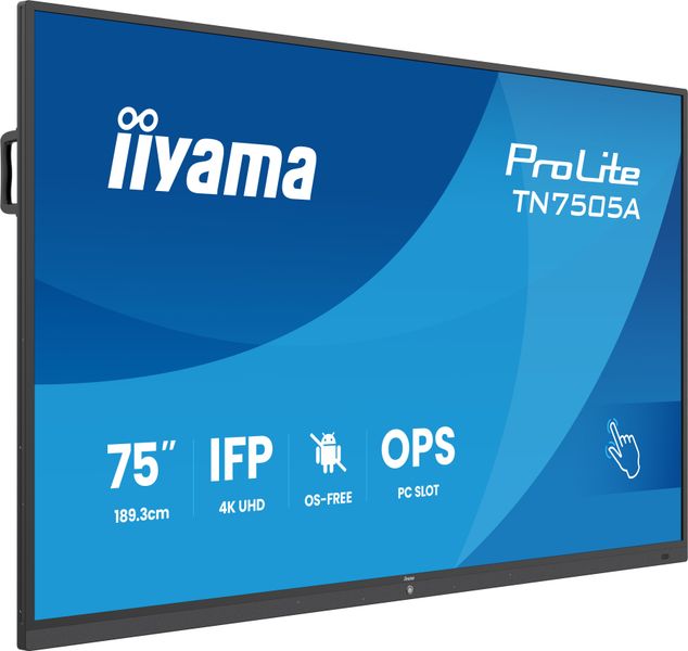 75'' iiyama TN7505A-B1AG: IPS, 4K, no Android