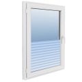 vidaXL Okenná fólia matná dizajn s pruhmi 0,9x20 m PVC