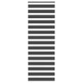 vidaXL Zebra roleta čierna 75x200 cm šírka látky 70,9 cm polyester