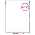 vidaXL Okenná fólia matná dizajn s pruhmi 45x2000 cm PVC