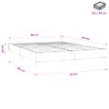 vidaXL Posteľný rám boxsping bez matracom ružový 160x210 cm zamat