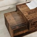 vidaXL Konferenčný stolík Staré drevo 105 x 50 x 32,5 cm