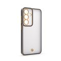 Hodvábne zlaté puzdro pre Oppo Reno 13F 5G (Global) / 13FS 5G modrá