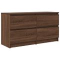 VidaXL TV skrinka Hnedý Dub 100x35x54 cm Drevo
