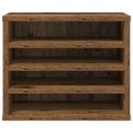 vidaXL Organizér na pult Staré drevo 36 x 26 x 29,5 cm