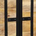 Čelo vidaXL 160 cm z masívneho dreva mango a železo
