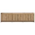 vidaXL TV skrinka 168 x 33 x 47 cm Dub artisan Kompozitné drevo