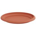 vidaXL Kvetináče 24 ks Tehlovo červená Ø 22 x 18 cm Plast