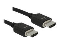Ultra High Speed - HDMI kábel s ethernetom - HDMI samec na HDMI samec - 3 m - trojité tienenie - čierna - podpora Dolby DTS-HD Master Audio, podpora Dolby TrueHD, podpora pomeru strán 21:9, podpora 8K UHD (7680 x 4320)