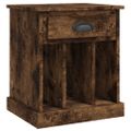 vidaXL Nočné stolíky 2 ks dymový dub 43x36x50 cm