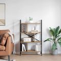 vidaXL Regál na knihy 7 úrovní 75 x 30 x 123,5 cm Kompozitné drevo