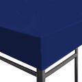 vidaXL Strieška na altánok 310 g/m² 4x3 m modrá
