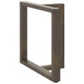 vidaXL Nohy k jedálenskému stolu v tvare T, 2 ks, čierne, 70x35x(72-73) cm, oceľ