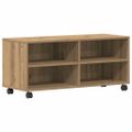 vidaXL TV skrinka 90 x 35 x 40.5 cm Hnedá Kompozitné drevo