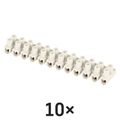 Skrutková svorkovnica 12× 2,5–4mm2, 450 V, biela, 10 ks