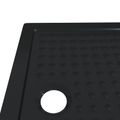 vidaXL Sprchová základná vanička s bodkami 90 x 70 x 4 cm ABS Čierna
