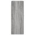 vidaXL Nástenné skrinky 2 ks sivý dub sonoma 69,5x34x90 cm