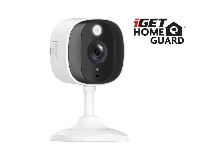 iGET HGWIP814 - WiFi vonkajšia IP 2K QHD kamera s LED a IR nočným videním, zvuk, IP66, 140 °, CZ app