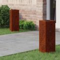 vidaXL Solárne LED svetlo na chodník 2 ks Teplá biela 18 x 18 x 50 cm