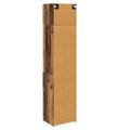 vidaXL Highboard Staré drevo 50 x 42,5 x 225 cm Kompozitné drevo