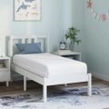 vidaXL Matrac s kokosovou vrstvou Stredne tvrdý 60 x 120 cm Biela