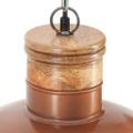 vidaXL Industriálna závesná lampa 42 cm, medená E27