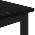 vidaXL Konferenčný stolík Čierny dub 100 x 50 x 45 cm Kompozitné drevo
