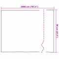 vidaXL Samolepiaca zrkadlová fólia Strieborná 90 x 2000 cm PET