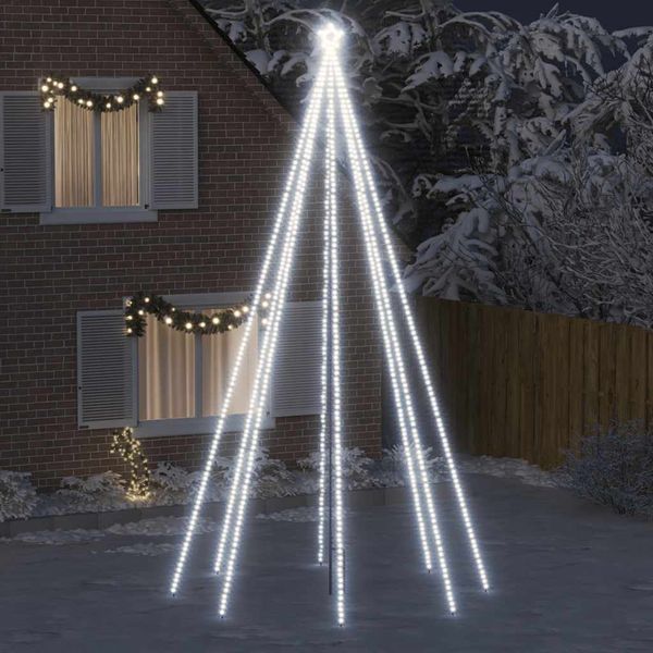vidaXL LED vianočný stromček interiér exteriér 800 LED 5 m