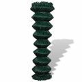 vidaXL Drôtené pletivo, oceľ 1,5x25 m, zelené