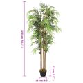 vidaXL Umelý bambusový strom 1095 listov 180 cm zelený