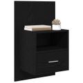 vidaXL Nočný stolík 2 ks Čierny dub 50 x 32.5 x 80cm Kompozitné drevo