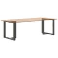 vidaXL Nohy k jedálenskému stolu v tvare T, 2 ks, antracitové, 70x35x(72-73) cm, oceľ