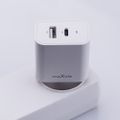 Maxlife MXTC-06-25AC PD QC charger 1x USB-C 1x USB 25W white