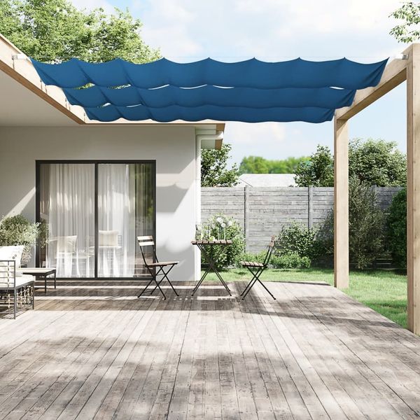 vidaXL Vertikálna markíza modrá 100x360 cm oxfordská látka