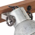 vidaXL Industriálna nástenná lampa strieborná 65x25 cm E27