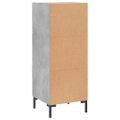vidaXL Komoda betónovo sivá 34,5x34x90 cm spracované drevo