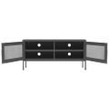 vidaXL TV skrinka antracitová 105x35x50 cm oceľ