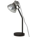 vidaXL Stolová lampa 25 W starožitná strieborná 17x17x60 cm E27