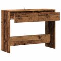 vidaXL Konzolový stolík staré drevo 100x35x76,5 cm kompozitné drevo