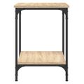 vidaXL Konferenčný stolík dub sonoma 40x40x55 cm kompozitné drevo