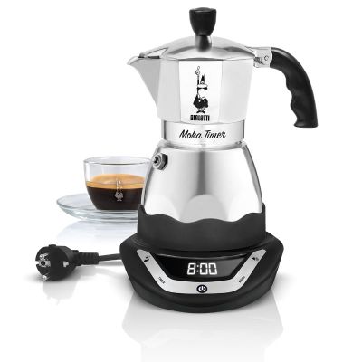 0006092 Bialetti MOKA EASY S ČASOVAČOM NA 3 ŠÁLKY