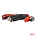 Adaptér do zásuvky zapaľovača s krokodílkovým výstupom 12V 24V 60cm AMIO-03802