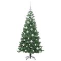 vidaXL Vianočný stromček Zelená 120 cm PVC
