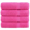 vidaXL Prémiové osušky SOLUND 4 ks fialové 100x150 cm 600 g/m2