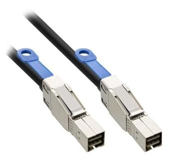 DELL kábel SAS/ 12Gb HD-Mini na HD-Mini/ 2m Kabel, 12Gb, HD-Mini SAS na HD-Mini SAS, customer kit, 2m
