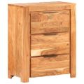 vidaXL Komoda 59x33x75 cm akáciový masív