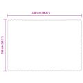 vidaXL Protisklzová deka z umelého králičieho kožúška Olite Tmavosivá