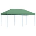 vidaXL Skladací pop-up párty stan zelený 580x292x315 cm